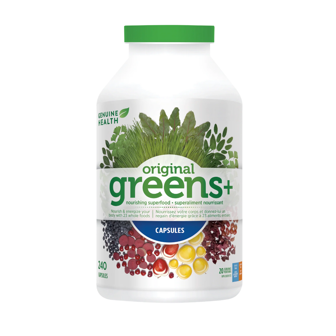 Genuine Health Greens+ Capsules