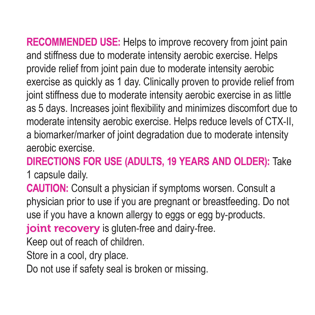 Genuine Health Fast Joint Recovery with NEM®