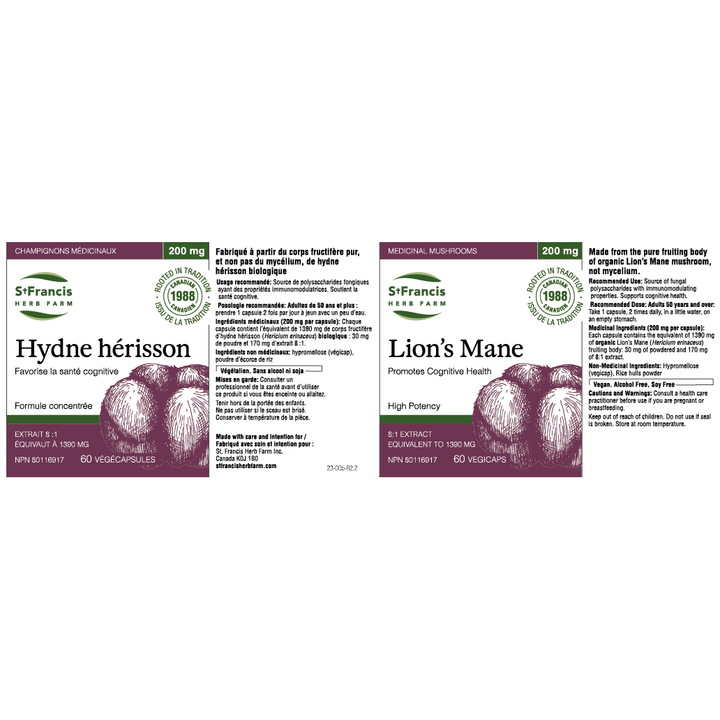 St Francis Herb Farm Lion's Mane Mushroom