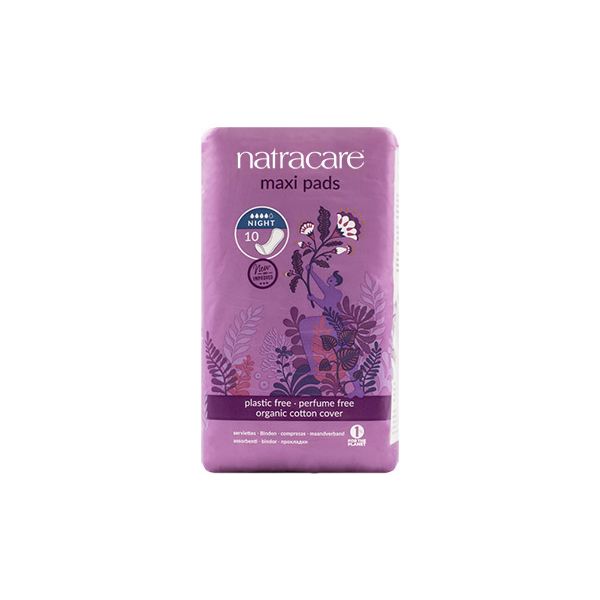 Natracare® Night Time Natural Maxi Pads