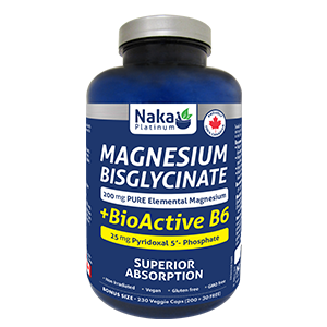 Naka Platinum Magnesium Bisglycinate + BioActive B6