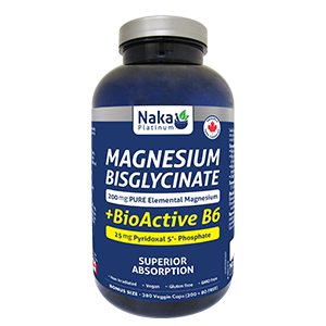 Naka Platinum Magnesium Bisglycinate + BioActive B6