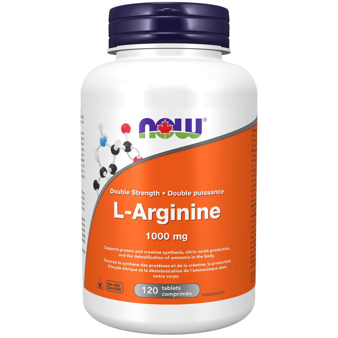 NOW® Supplements L-Arginine 1000mg