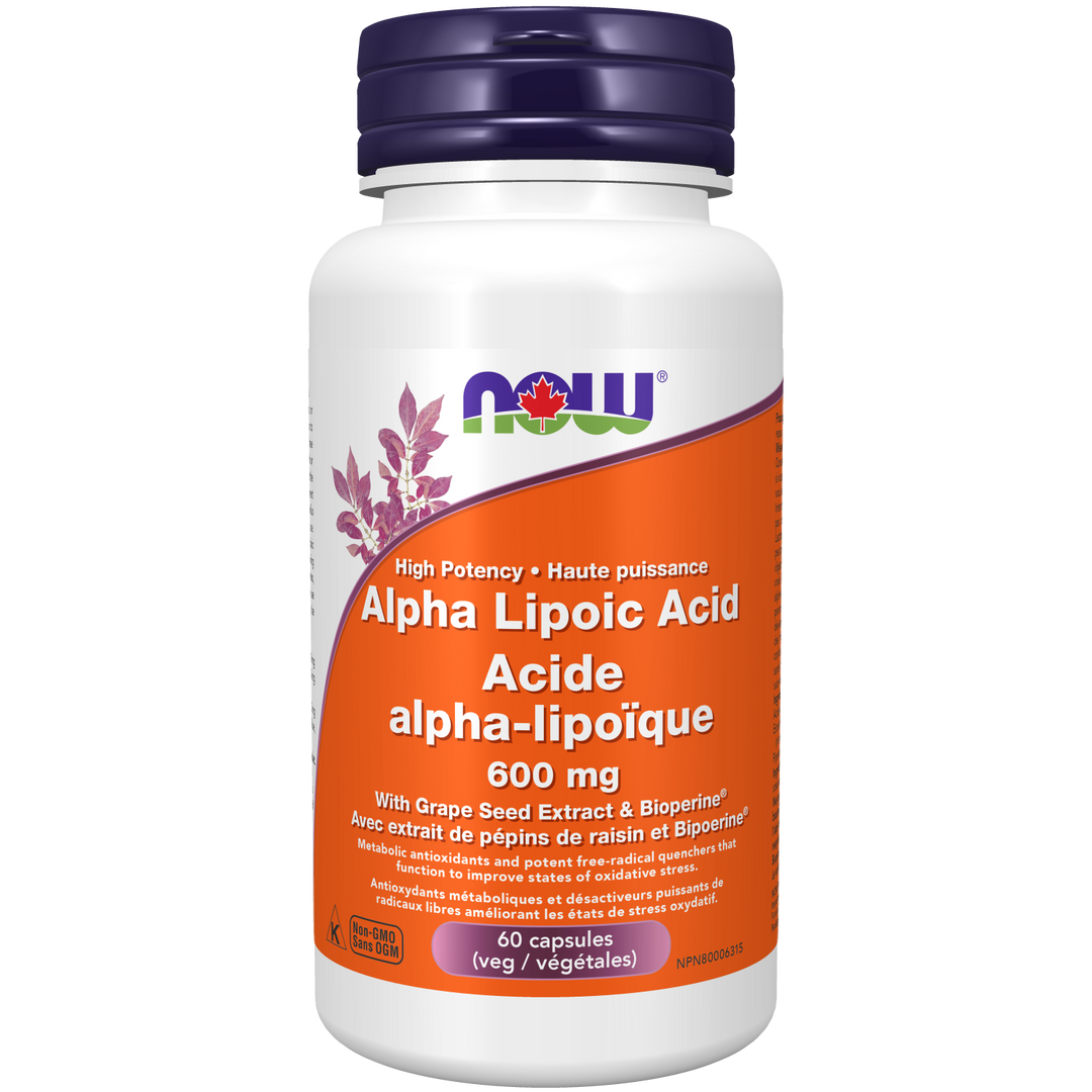 NOW® Supplements Alpha Lipoic Acid 600mg