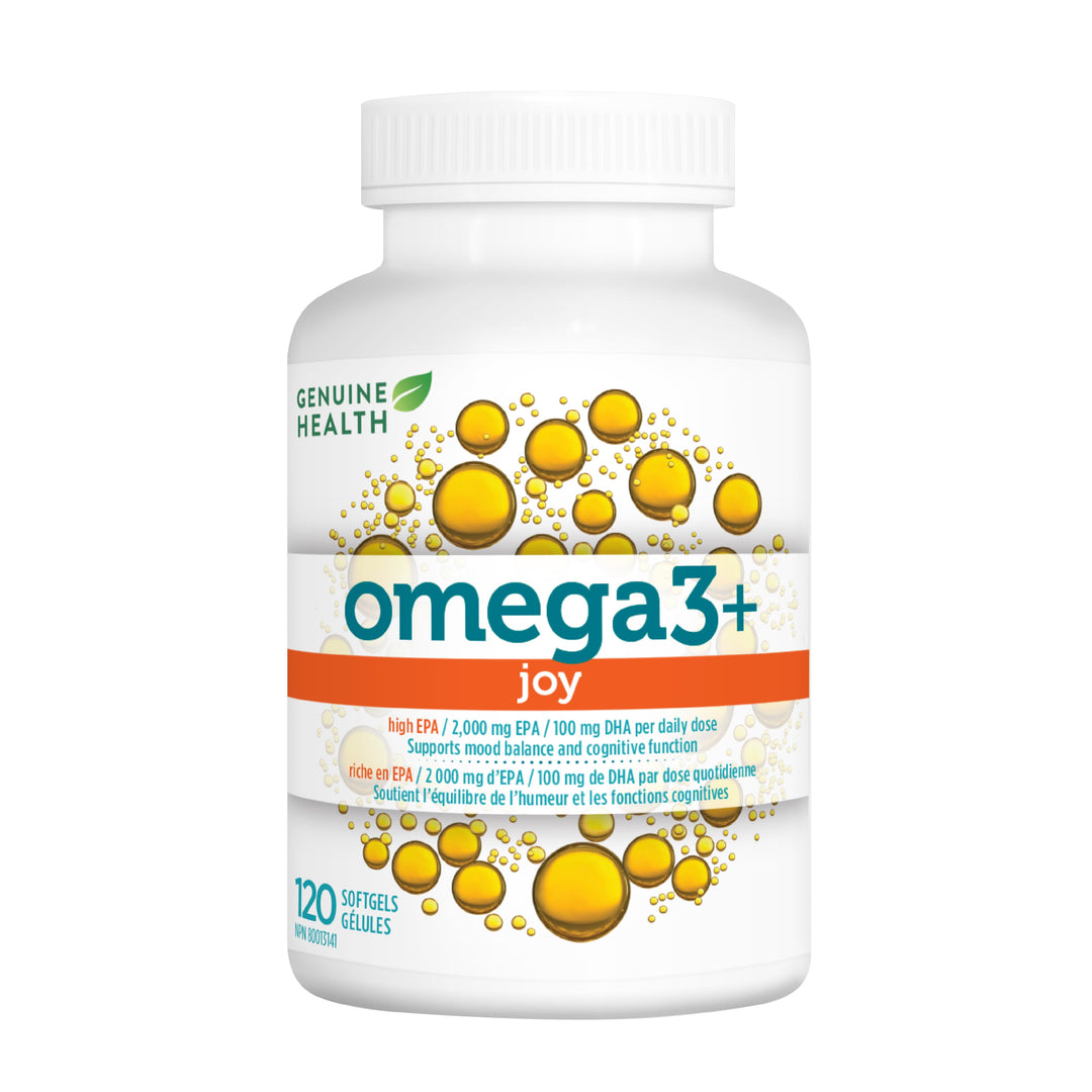 Genuine Health Omega 3+ Joy 2000 mg EPA, 100 mg DHA 120 softgels