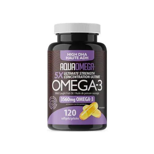 AquaOmega  5X Omega3, High DHA 3560 mg