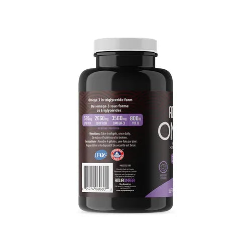 AquaOmega  5X Omega3, High DHA 3560 mg