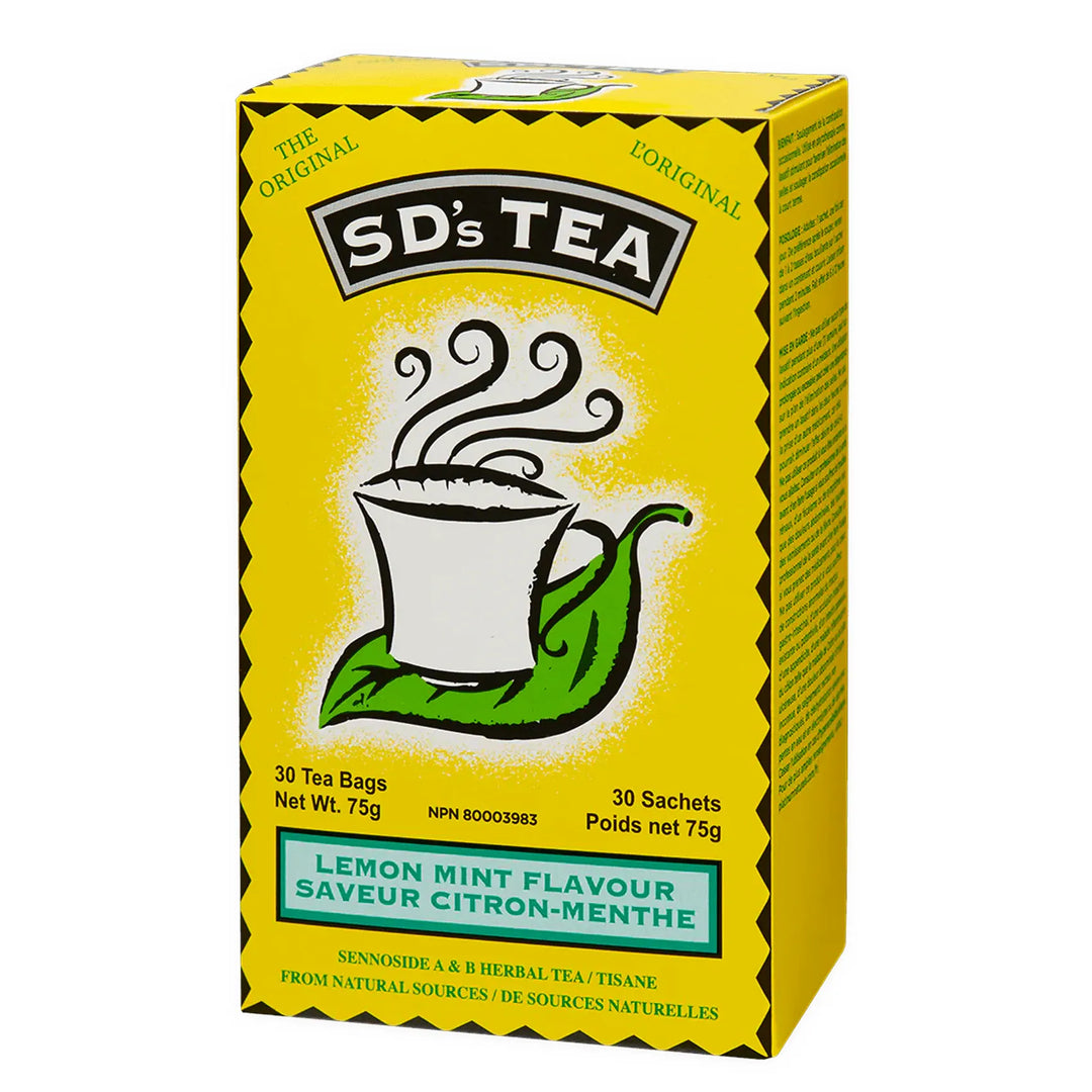 LIQUIDATION - Platinum Naturals SD's Tea Lemon Mint Flavour Tea Bags - FINAL SALE/NO RETURNS***