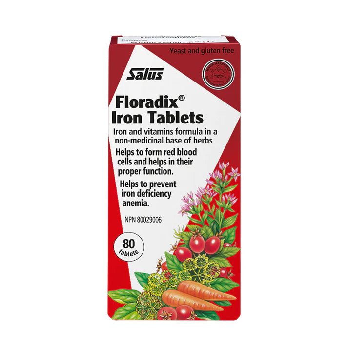 Salus Floradix Iron Tablets 80 Tablets