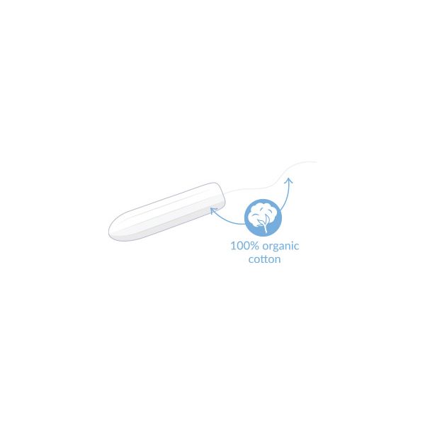 Natracare® Super Non-Applicator Organic Cotton Tampons
