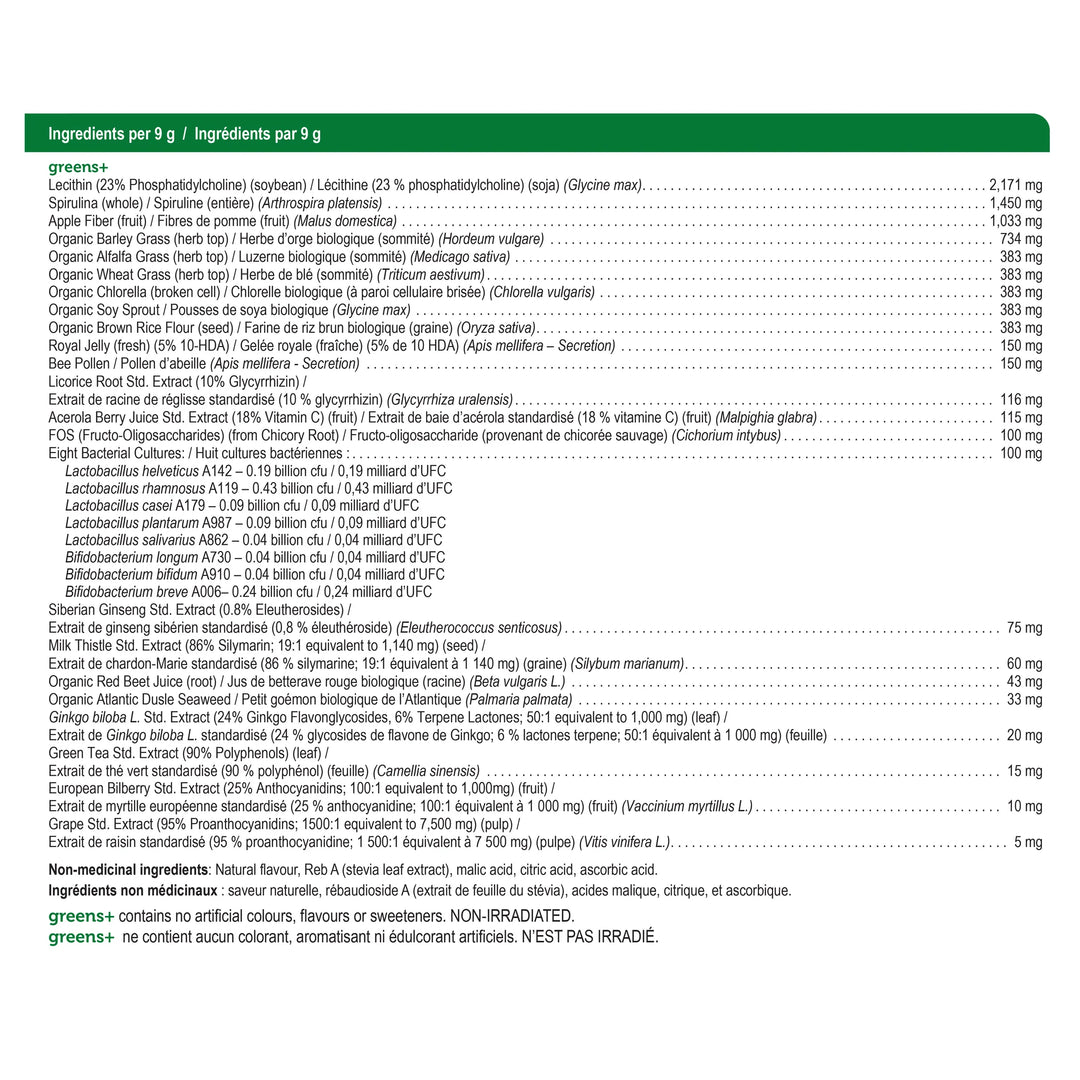 Genuine Health Greens+ Mixed berry