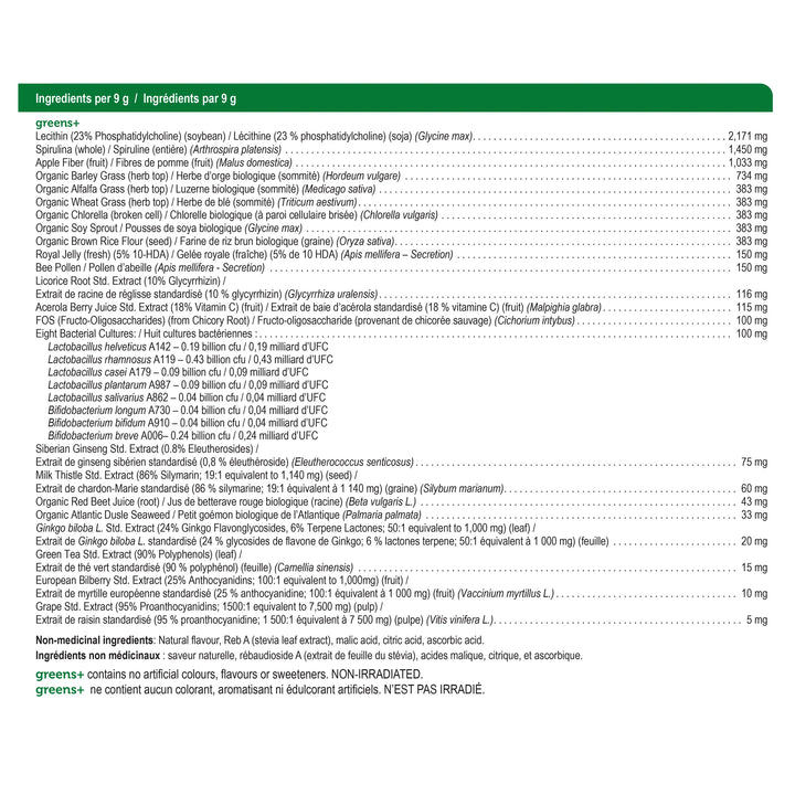 Genuine Health Greens+ Mixed berry