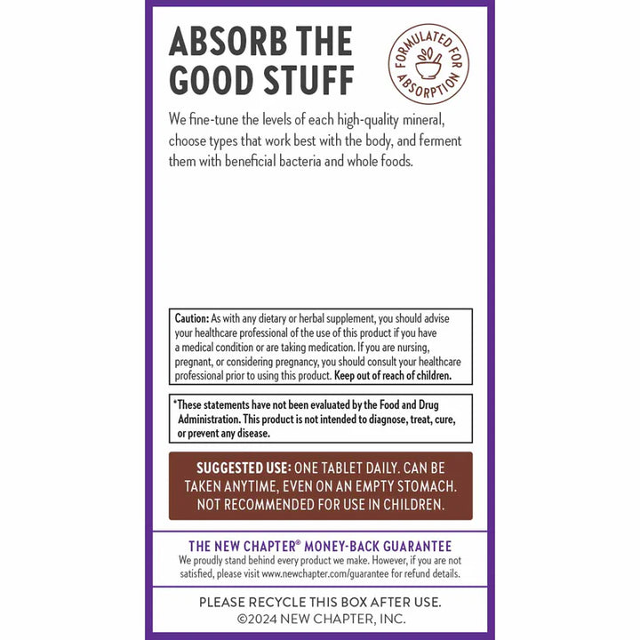 New Chapter® Fermented Zinc Complex