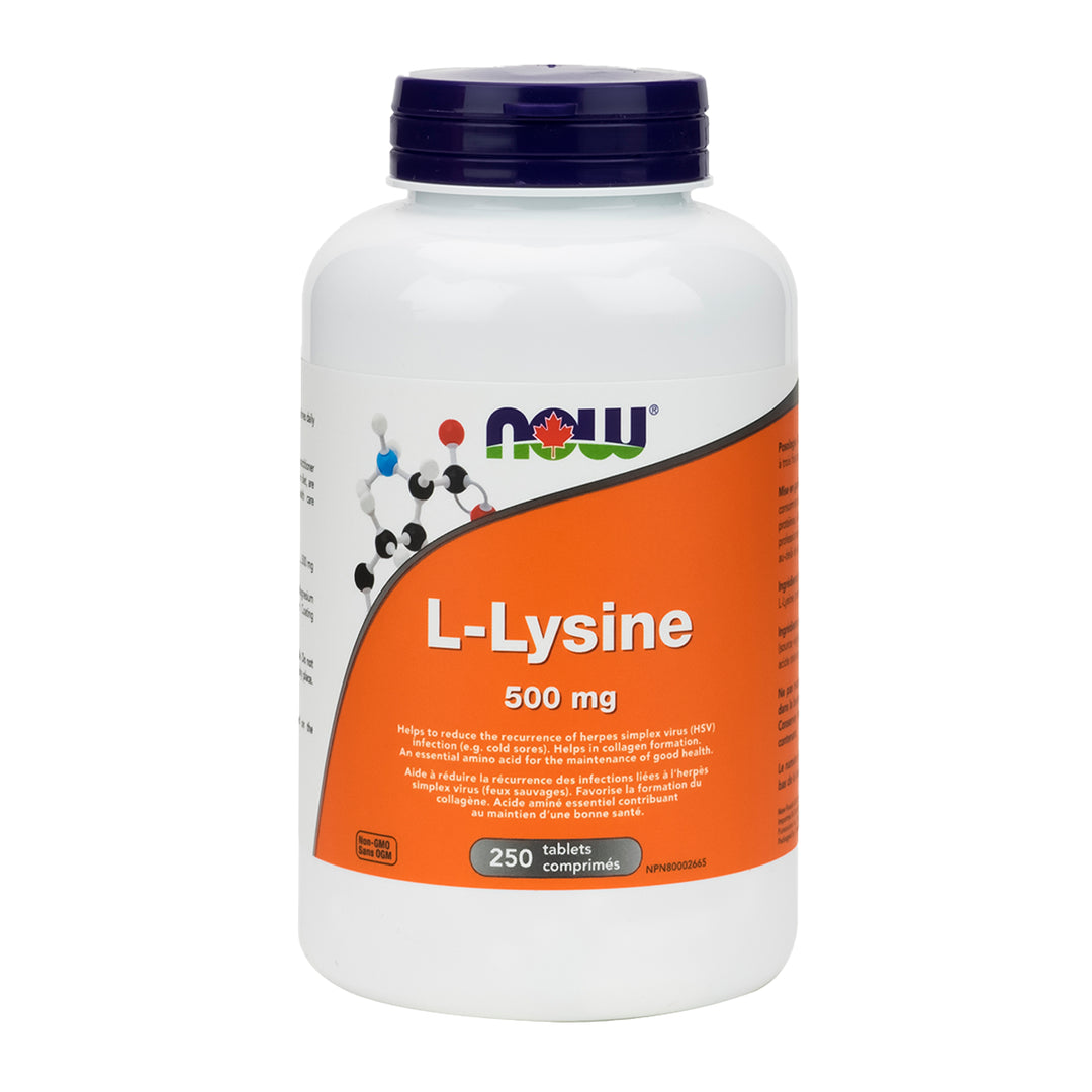 NOW® Supplements L-Lysine 500mg
