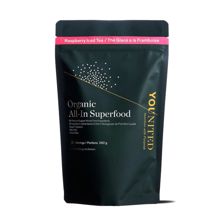 Younited All-In Superfood Raspberry Iced Tea