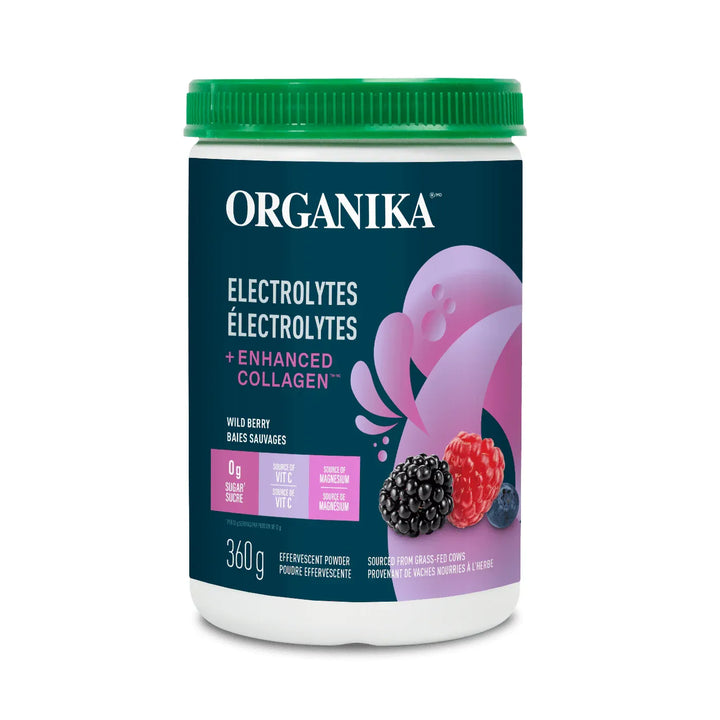 Organika® Electrolytes + Enhanced Collagen - Wild Berry