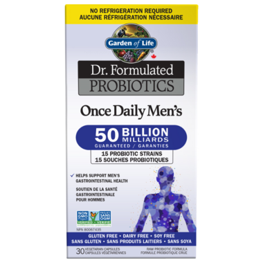 Garden of Life Dr. Formulated Probiotics Once Daily Men's, 50 Billion