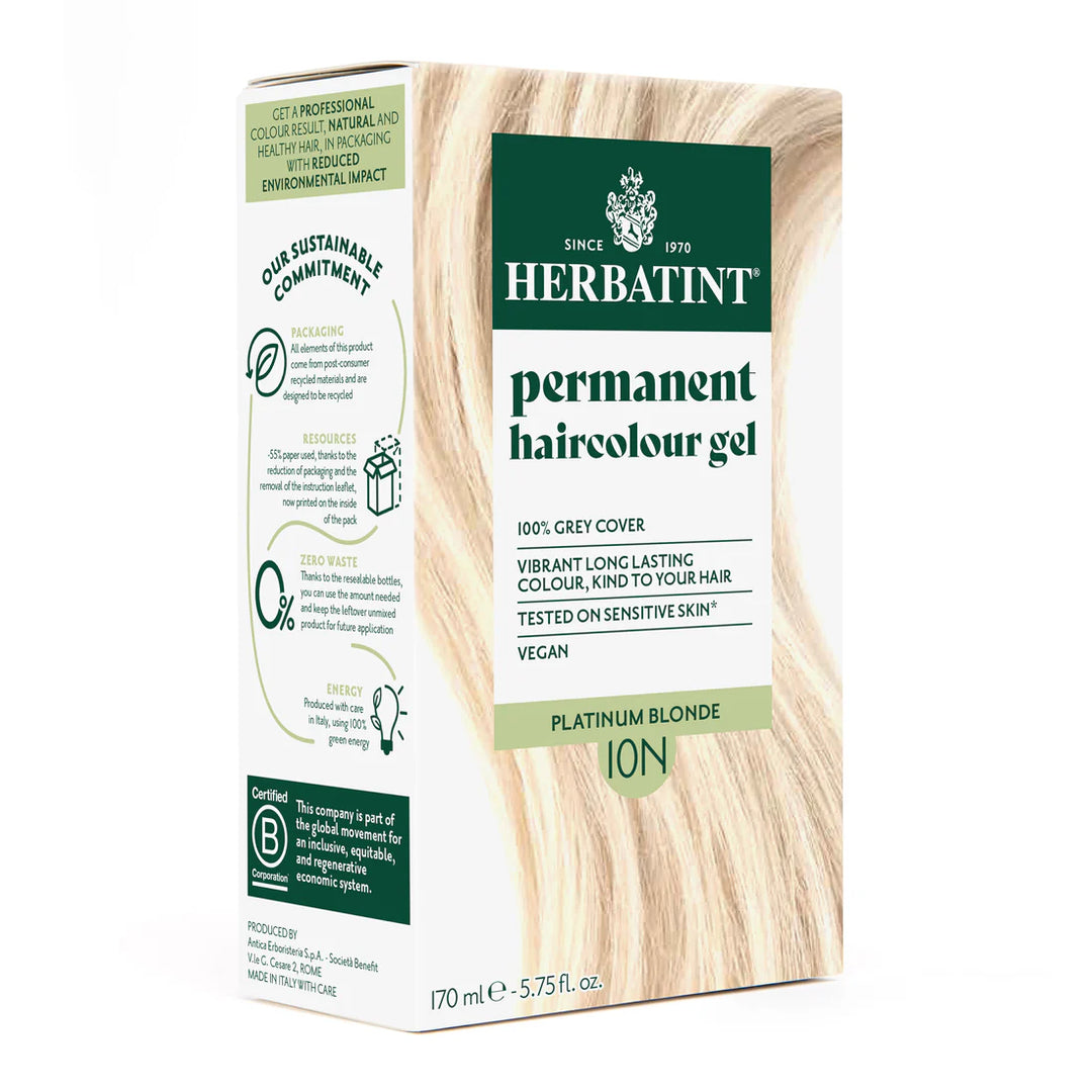 Herbatint Permanent Haircolour Gel 10N Platinum Blonde