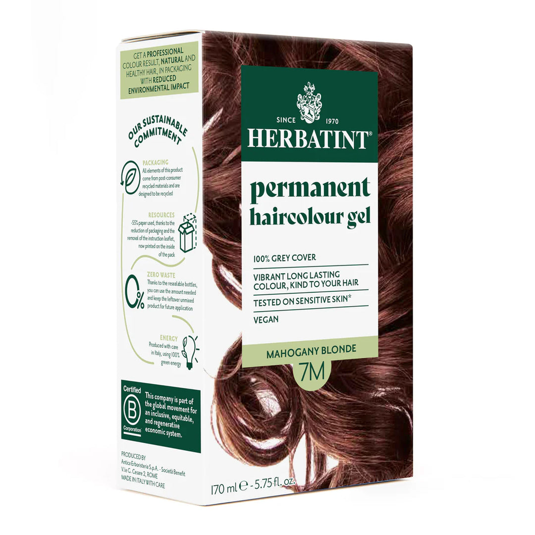 Herbatint Permanent Haircolour Gel 7M Mahogany Blonde