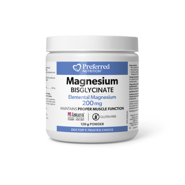 Preferred Nutrtion Magnesium Bisglycinate Powder 200 mg