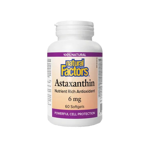 Natural Factors Astaxanthine 6 mg Softgels