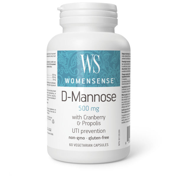 WomenSense  D-Mannose 500 mg with Cranberry & Propolis