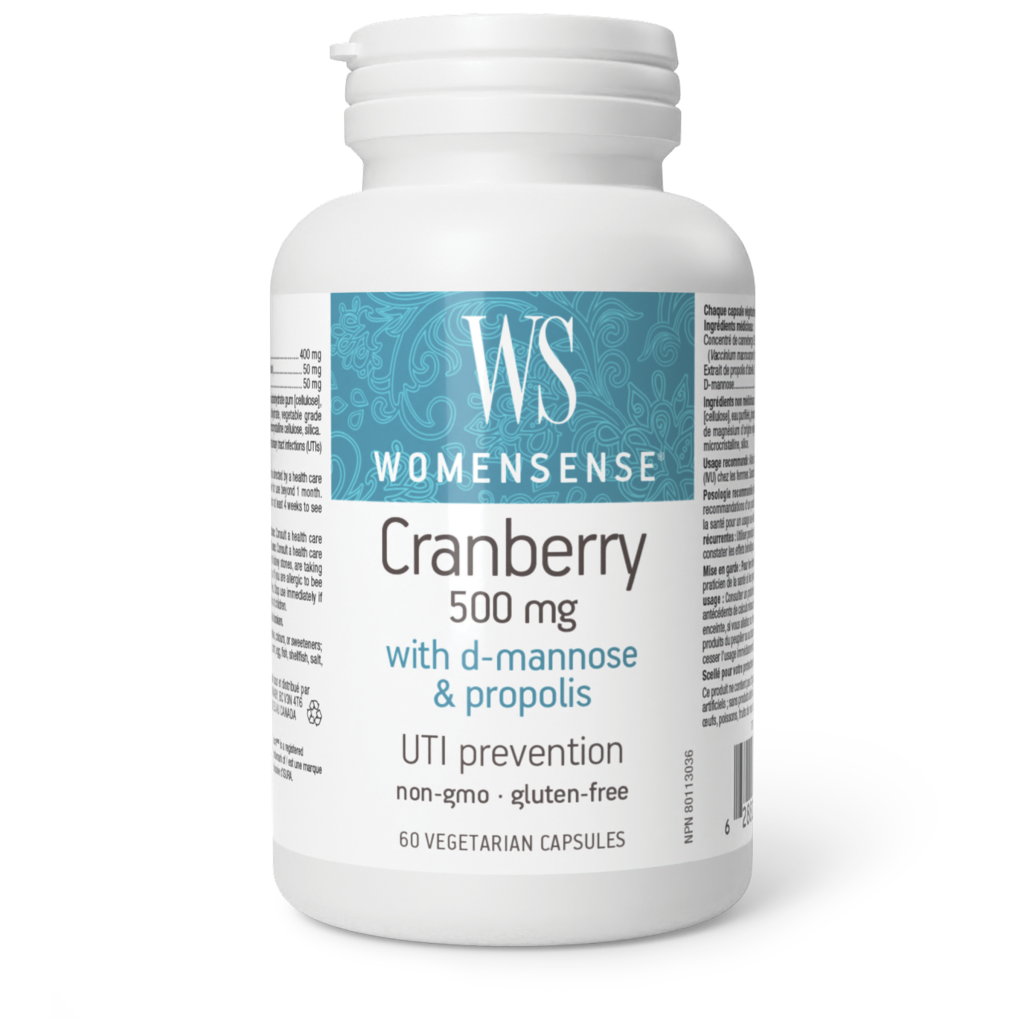 WomenSense® Cranberry with D-mannose & propolis