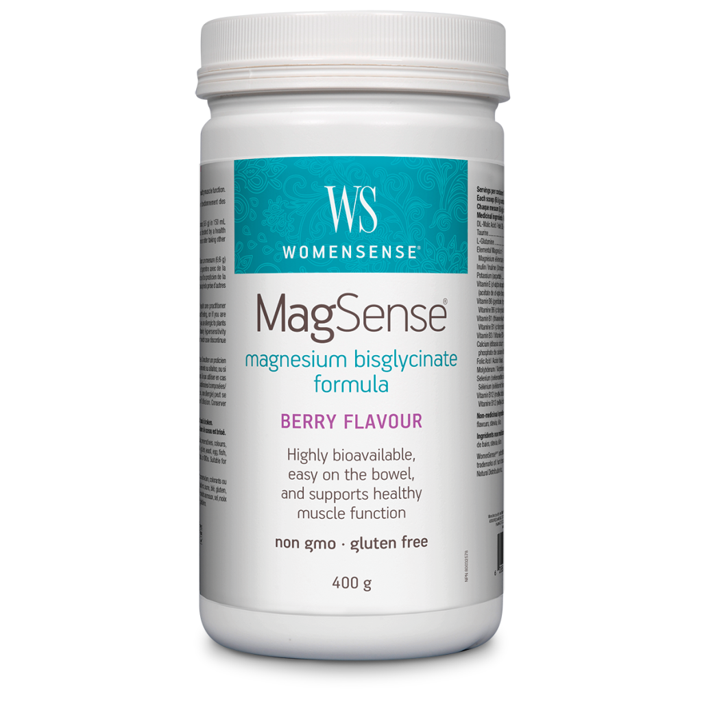 MagSense® magnesium bisglycinate formula Berry Flavour Powder