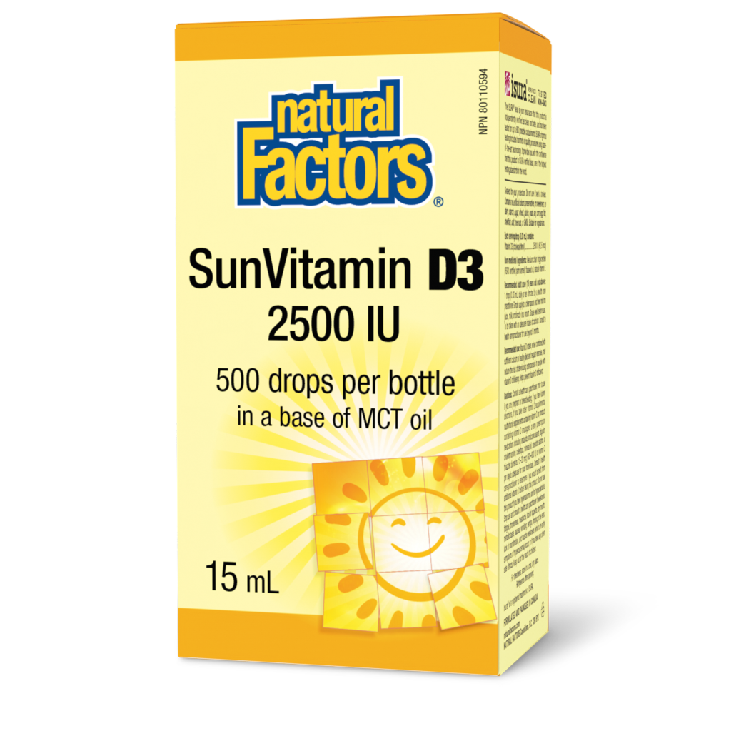 Liquid SunVitamin D3 2500 IU per Drop