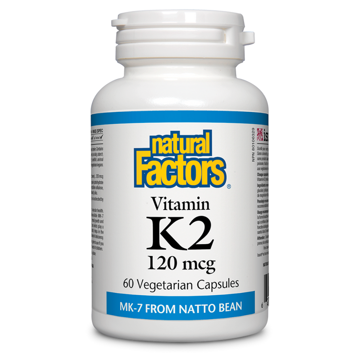Vitamin K2 120 mcg vegetable capsules