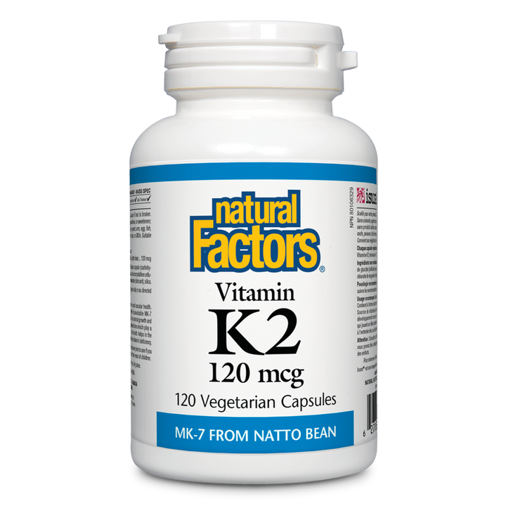 Vitamin K2 120 mcg vegetable capsules