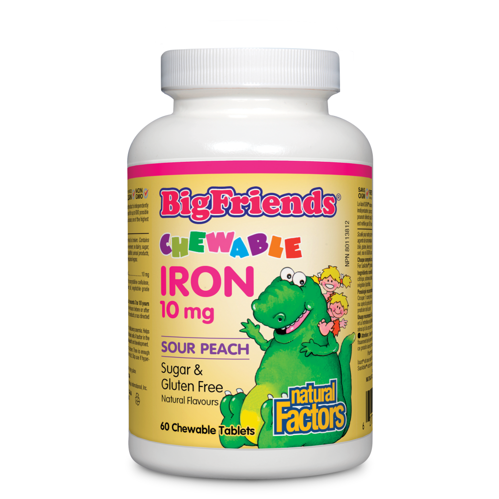 Chewable Iron 10 mg, Big Friends