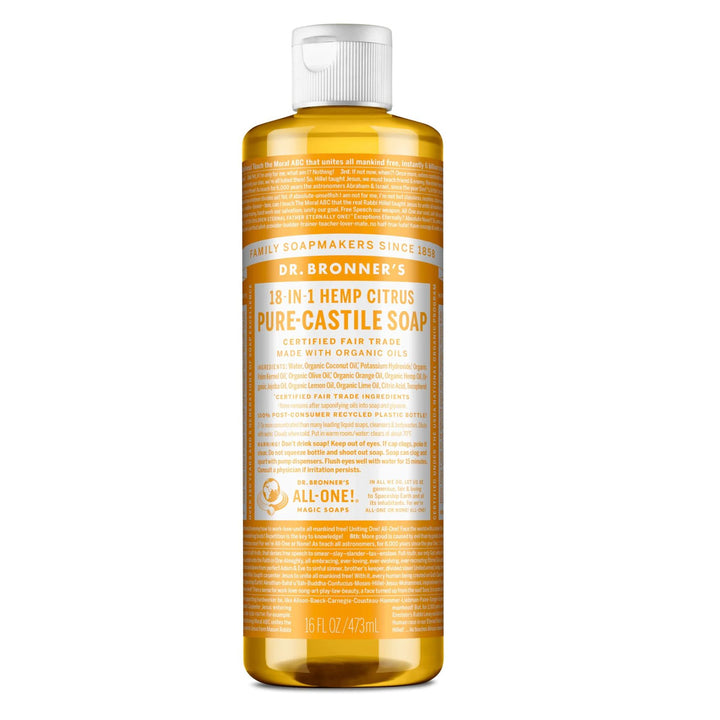 Dr. Bronner's Pure Castile Citrus Liquid Soap