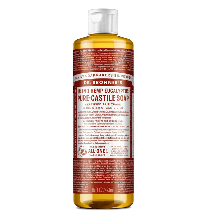 Dr. Bronner's Pure Castile Eucalyptus Liquid Soap
