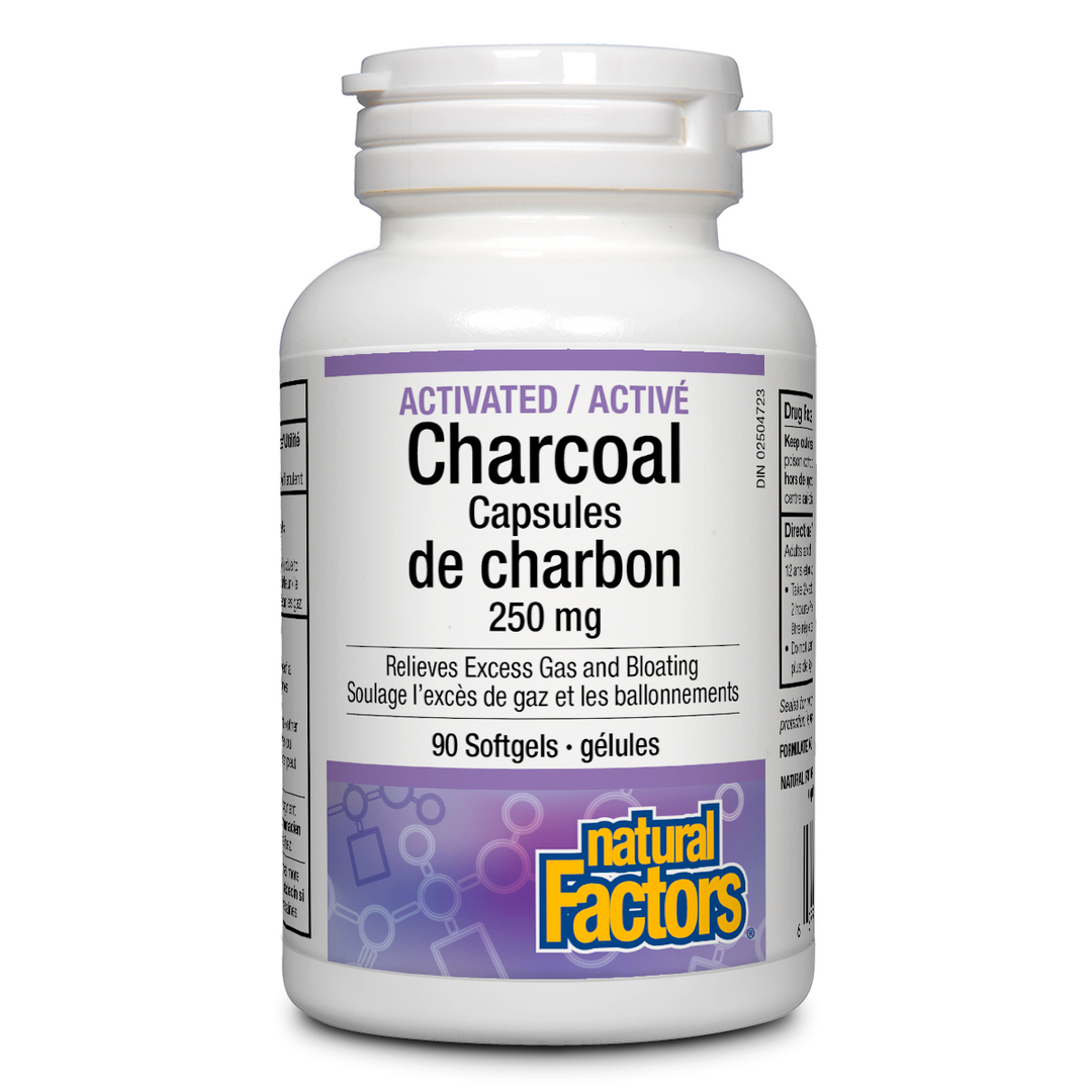 Activated Charcoal 250 mg Softgels
