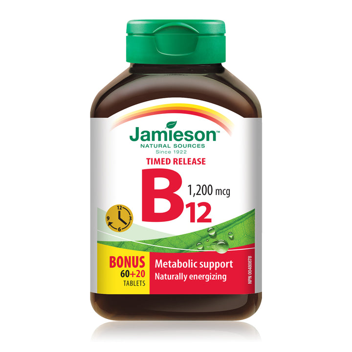 Jamieson Vitamin B12 1,200 Mcg Timed Release Tablets