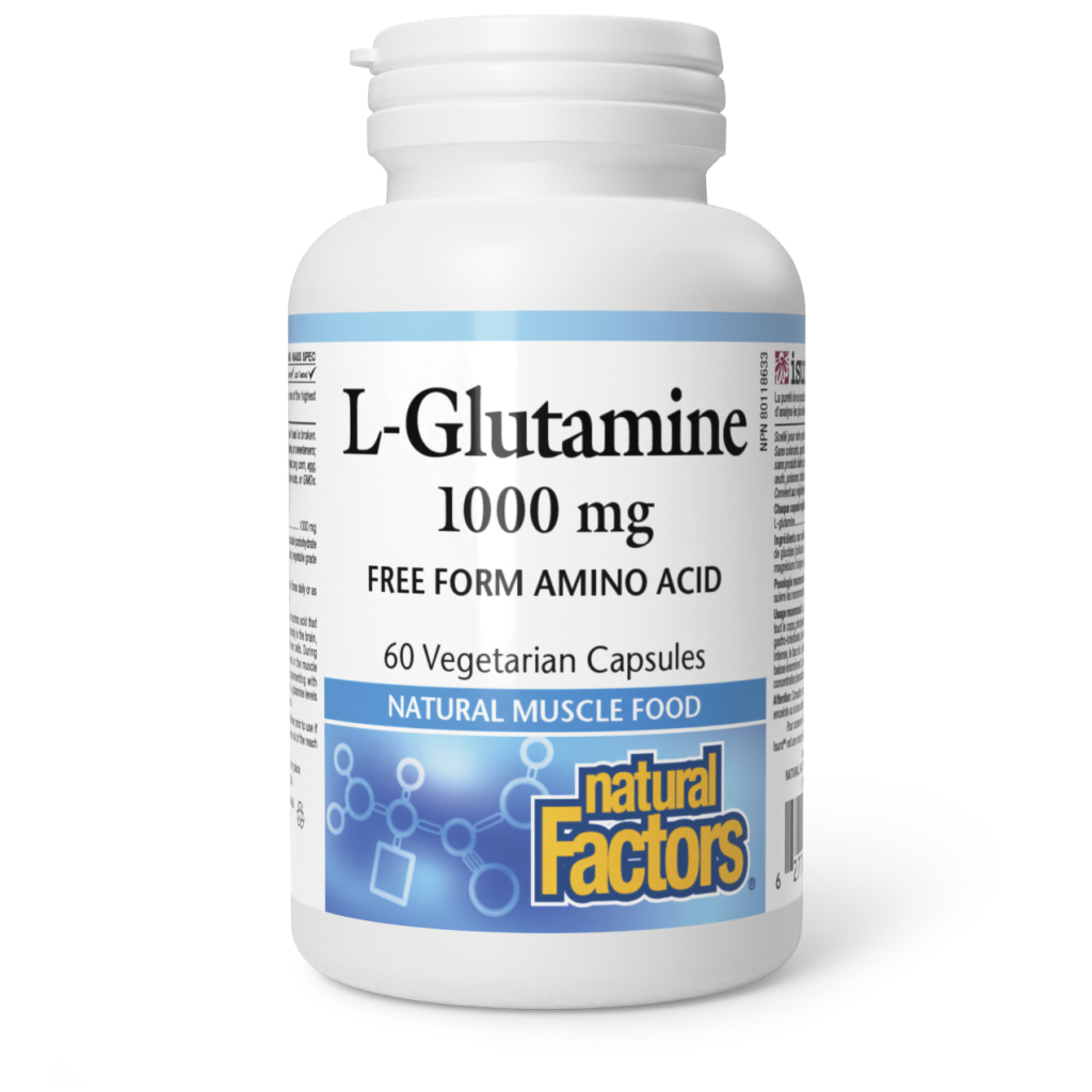 L-Glutamine 1000 mg Vegetarian Capsules
