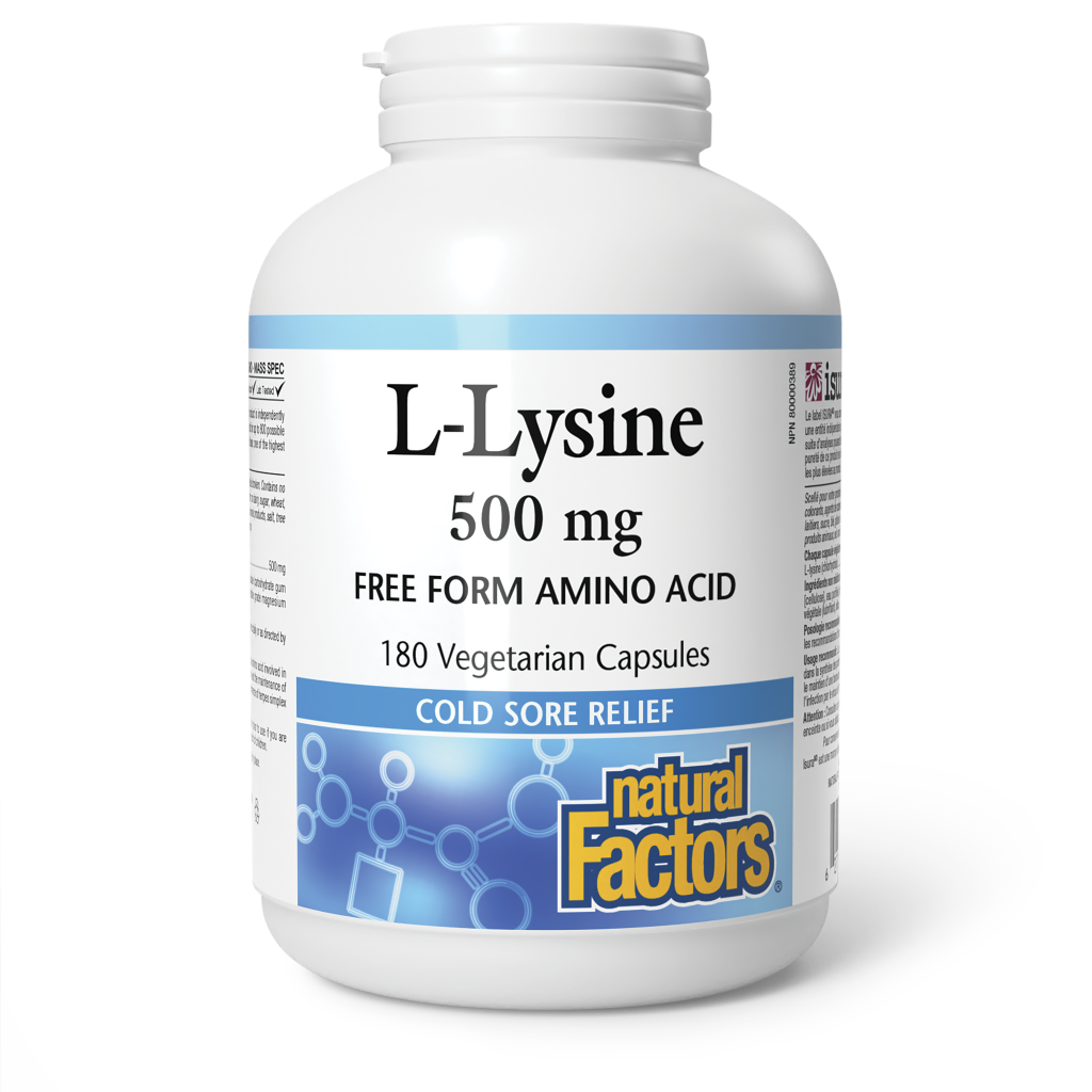 L-Lysine  500 mg Vegetarian Capsules