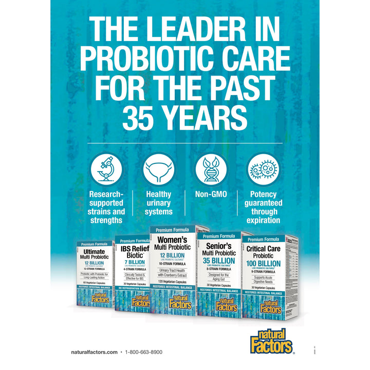 Critical Care Probiotic  55 Billion Live Probiotic Cultures Vegetarian Capsules