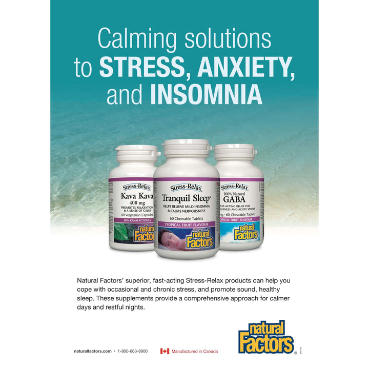 Tranquil Sleep, Tropical Fruit Flavour, Stress-Relax