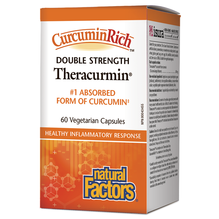 CurcuminRich™ Theracurmin® Double Strength   Vegetarian Capsules