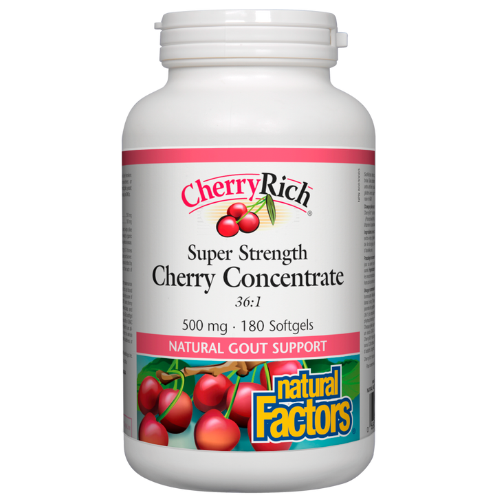CherryRich®  Super Strength Cherry Concentrate 500 mg Softgels