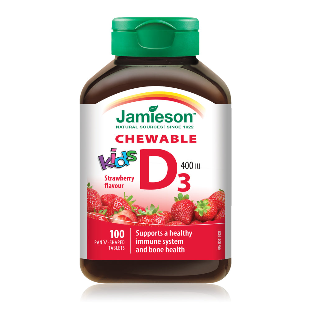 Jamieson Kids Chewable Vitamin D3 400 IU