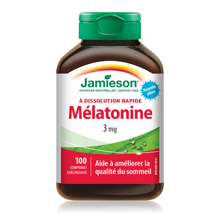 Jamieson Melatonin Fast Dissolving Tablets, 3 mg