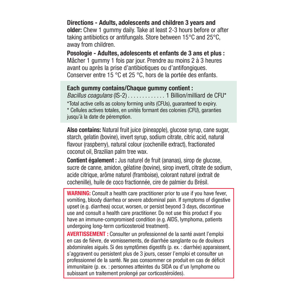 Jamieson Probiotic Berry Blast Gummies