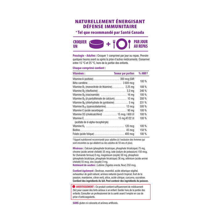 Jamieson 100% Complete Multivitamin Citrus Twist Chewable Tablets