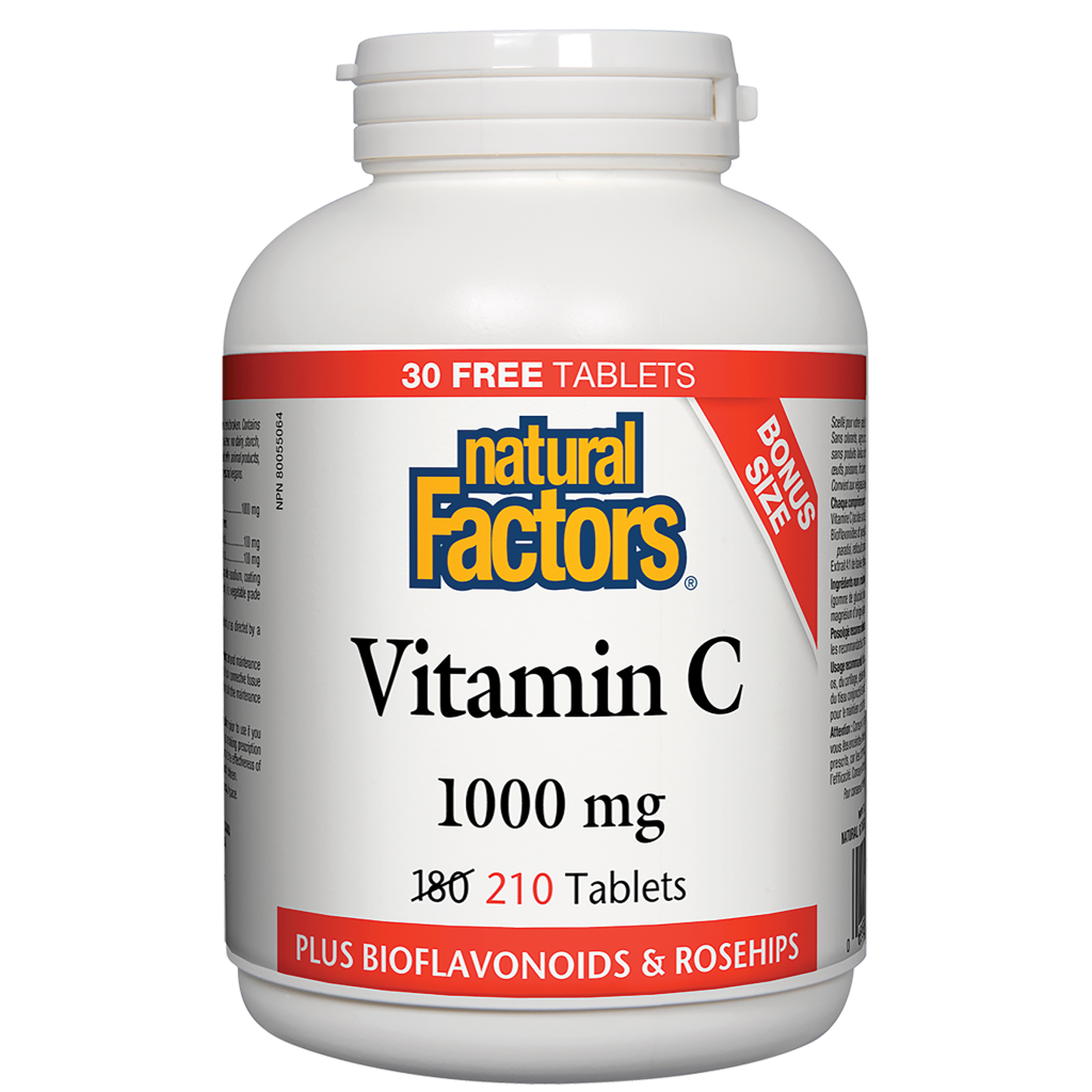 Vitamin C 1000 mg plus Bioflavonoids & Rosehips Tablets