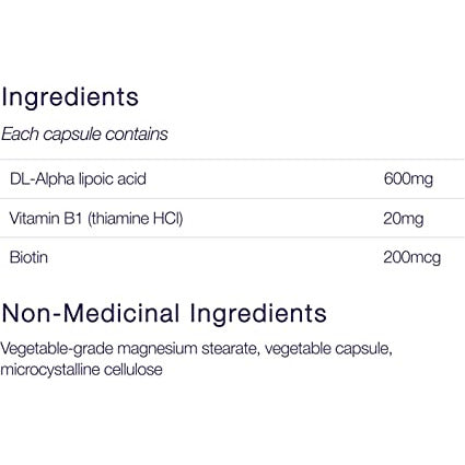 Canprev Alpha Lipoïc Acid 600 Vegetarian Capsules