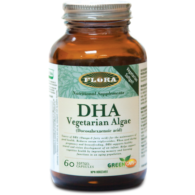 LIQUIDATION - Flora  DHA Vegetarian Algae - FINAL SALE/NO RETURNS***