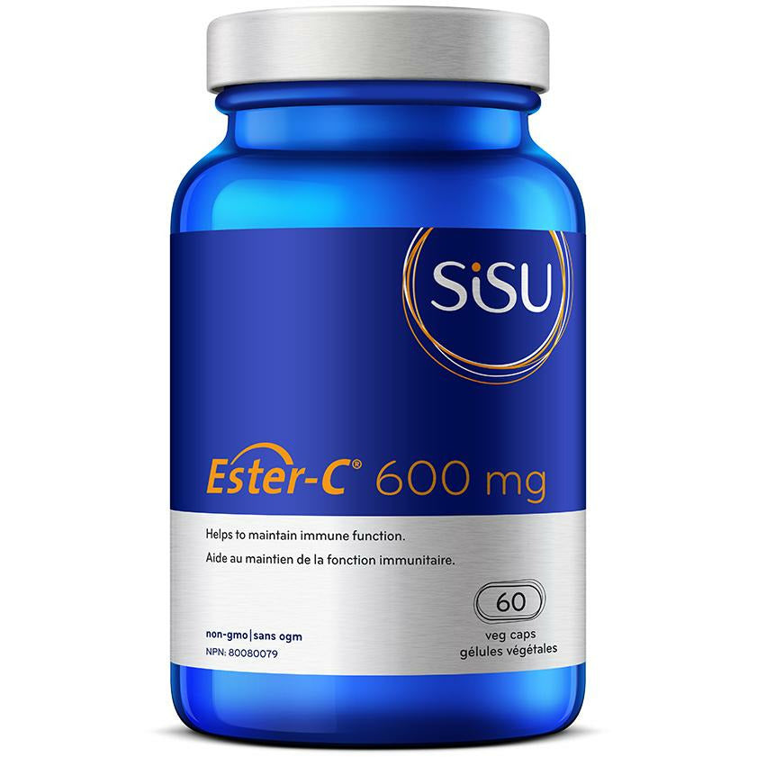 Sisu Ester-C® 600 mg Vegetable Capsules